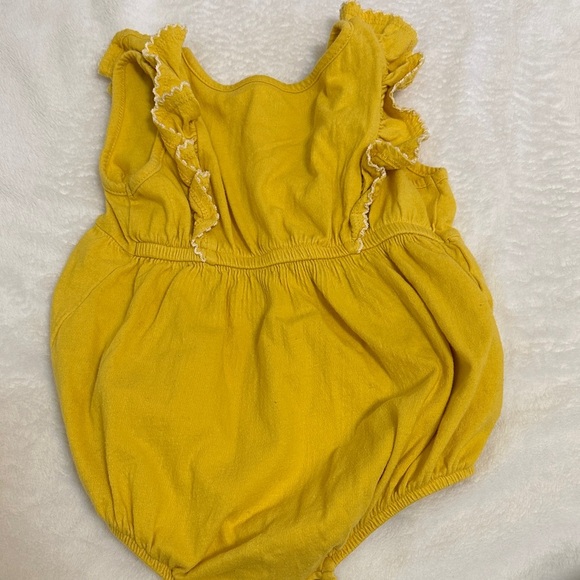 Wonder Nation Yellow Ruffle Bodysuit - Picture 4 of 4